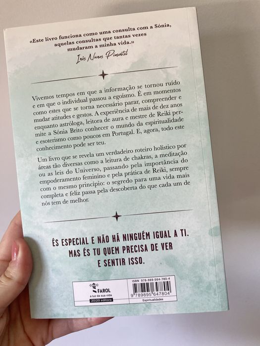 Livro “Nasceste para Cuidar de Ti” de Sónia Brito