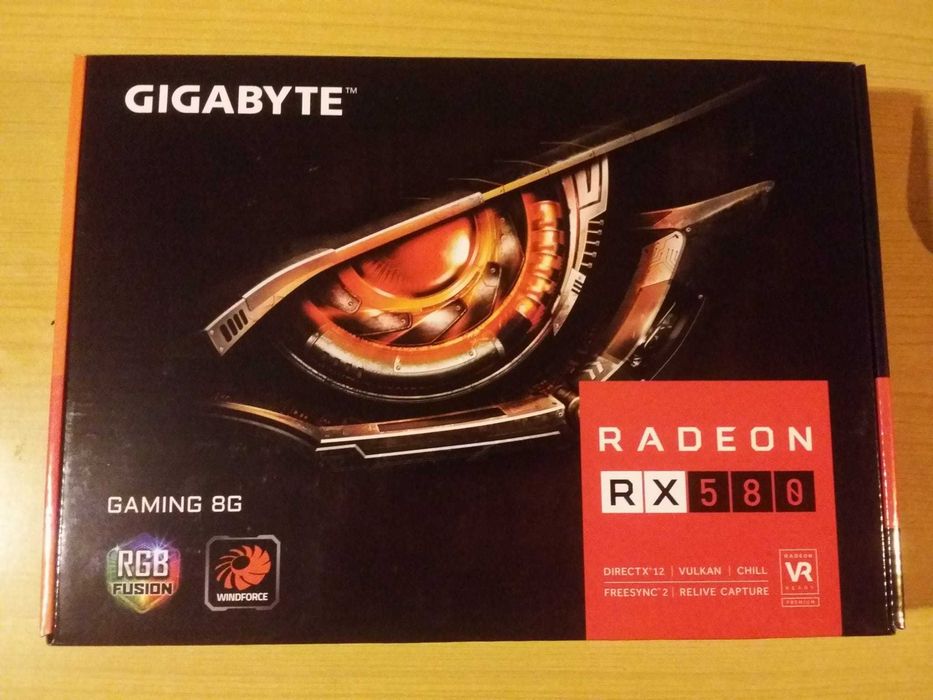 Gigabyte Radeon RX 580 Gaming 8GB GDDR5 w bardzo dobrym stanie