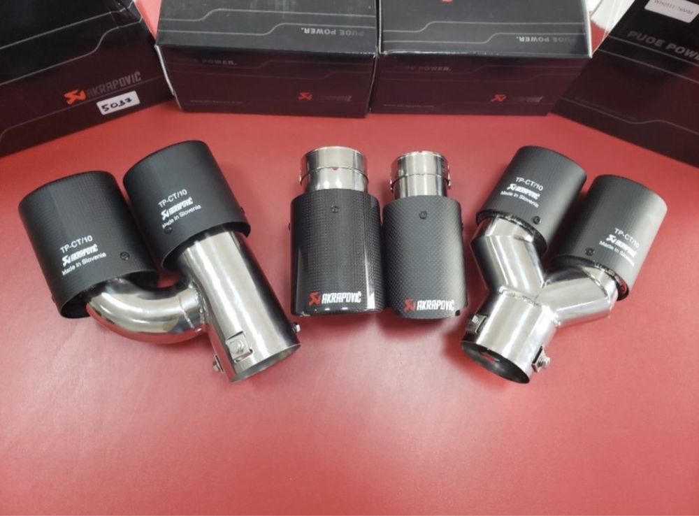 Насадка Akrapovic акрапович выхлоп на выхлопную трубу 54/76 Y-Type