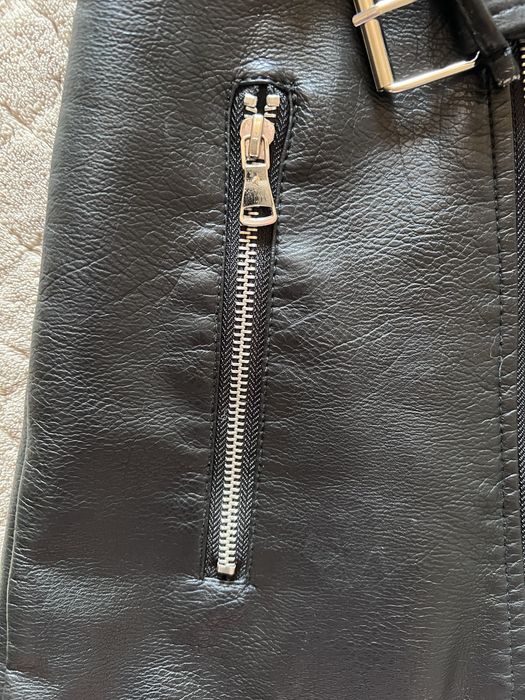 Кожаный сарафан очень крутой хс размер