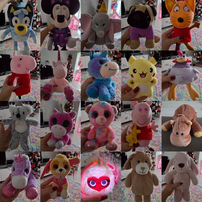 М'які іграшки багато