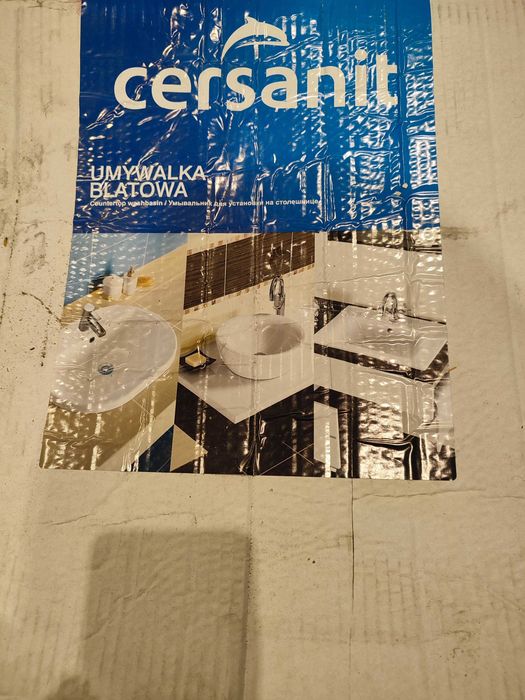 Umywalka łazienkowa Cersanit nablatowa Caspia 44