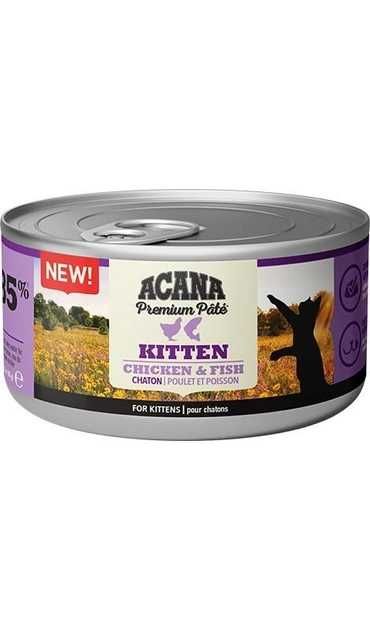 Влажный корм для котят Acana Kitten Chicken & Fish (паштет)
