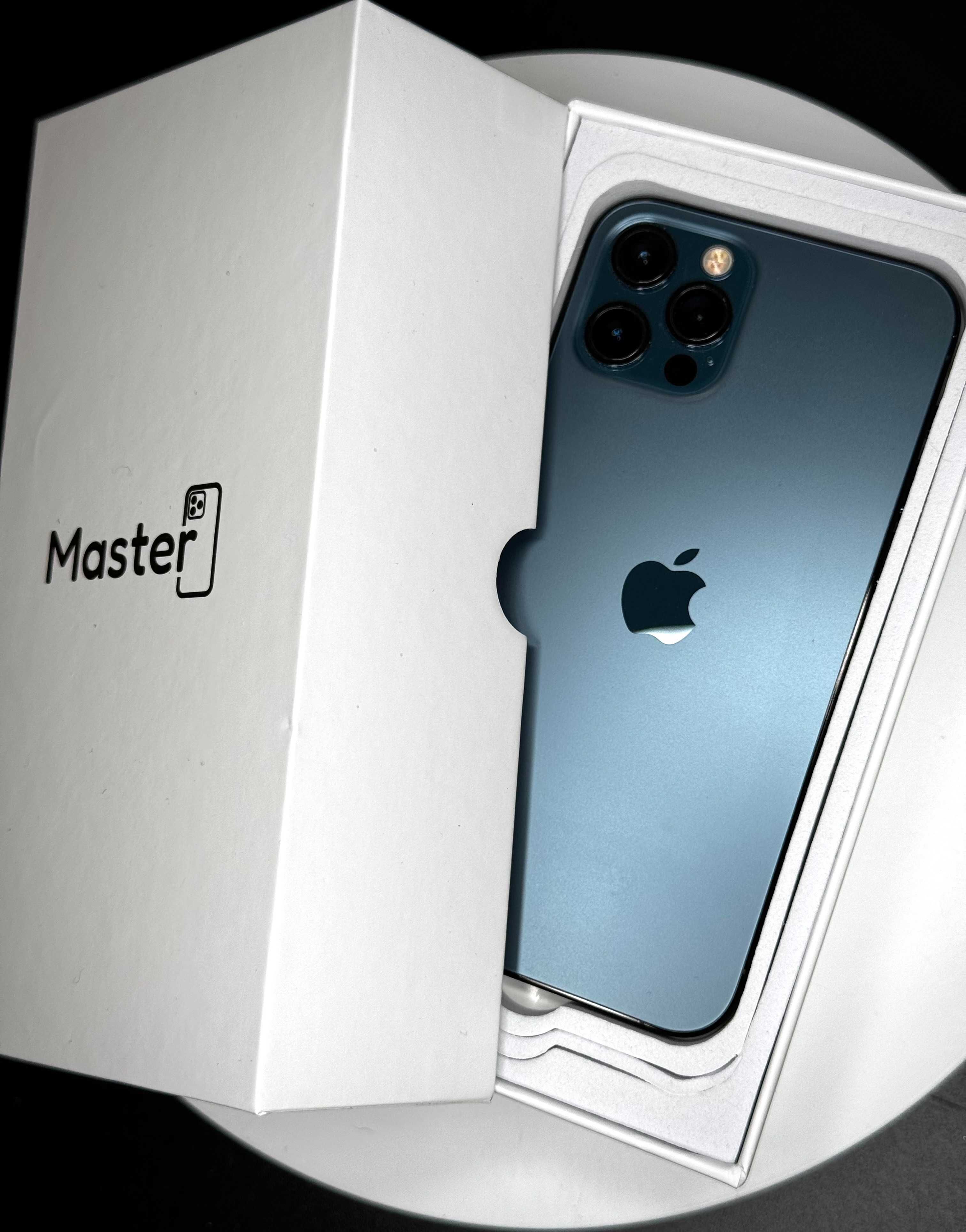 Apple iPhone 12 Pro 128GB Blue jak nowy 100% bat 6msc gw. ETUI GRATIS!