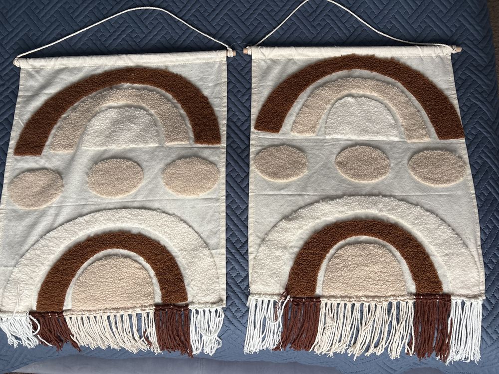 Dwie nowe makramy w stylu boho+ poszewka gratis