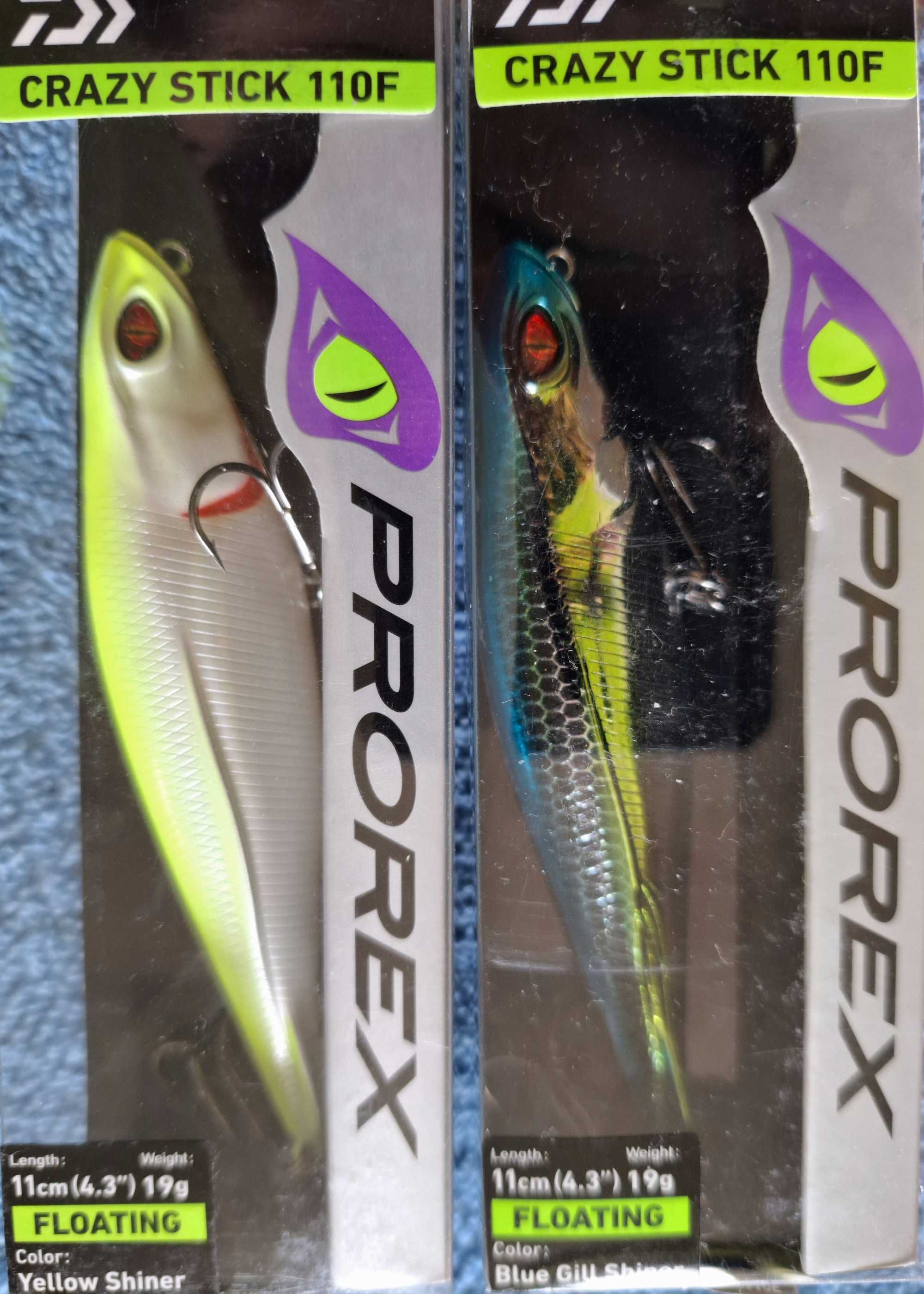 Jerki Daiwa Prorex Crazy Stik 11cm 2szt Szczupak Sandacz Okoń