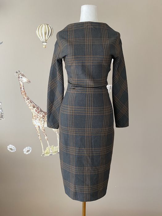 Elegancka ołówkowa sukienka biznesowa midi Zara nowa z metkami