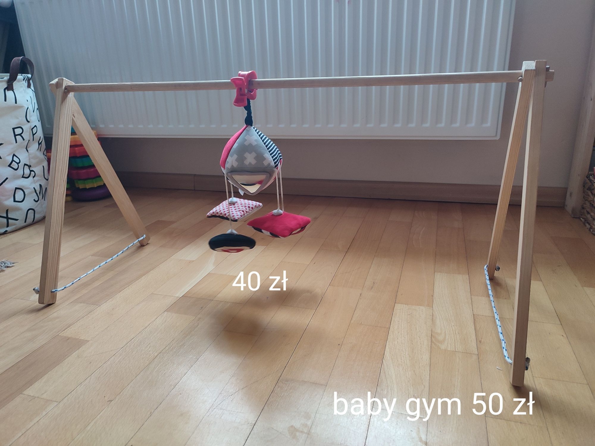 Baby gym drewniany montessori