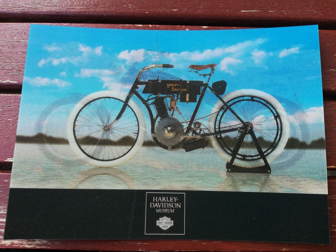 Harley Davidson Rocker , Harley Davidson pocztówka 3d