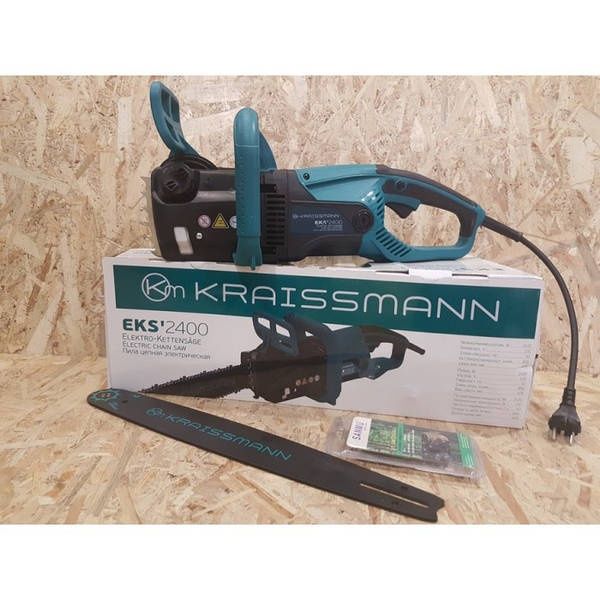 Электропила Крайссманн 2400Вт Германия Прямой Двигатель Пила Цепная