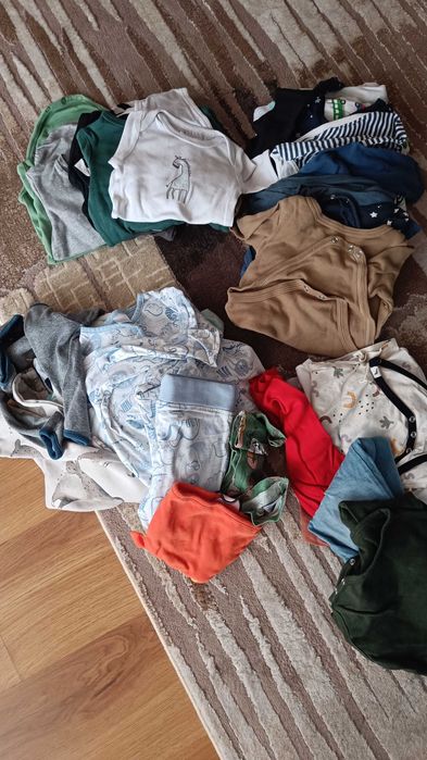 ODBIÓR OSOBISTY Worek ubranek niemowlęcych, różne rozmiary