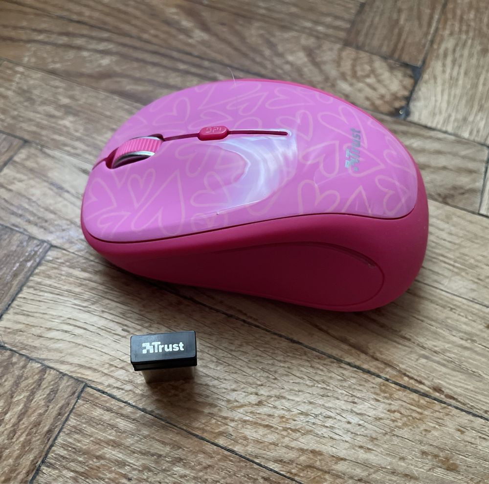 Миша Trust Yvi FX Wireless Pink Мишка Компьютерная