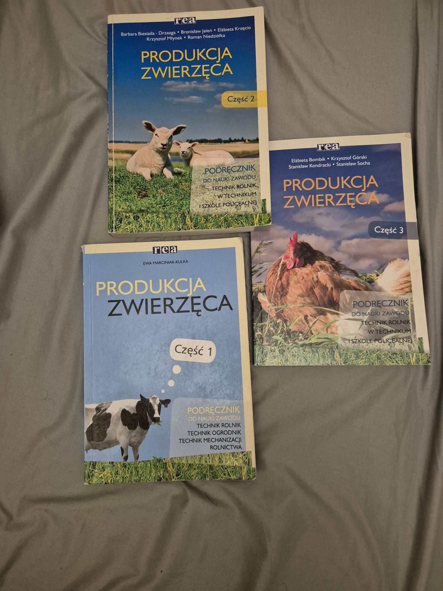 Produkcja zwierzęca. Podręczniki 3 części!  Technikum weterynaryjne