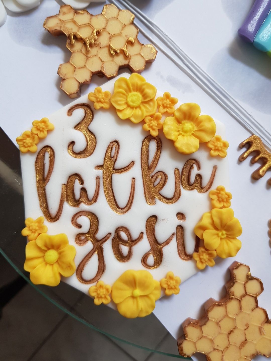 WOLNE TERMINY ozdoby cukiernicze na tort kwiaty figurki zestawy