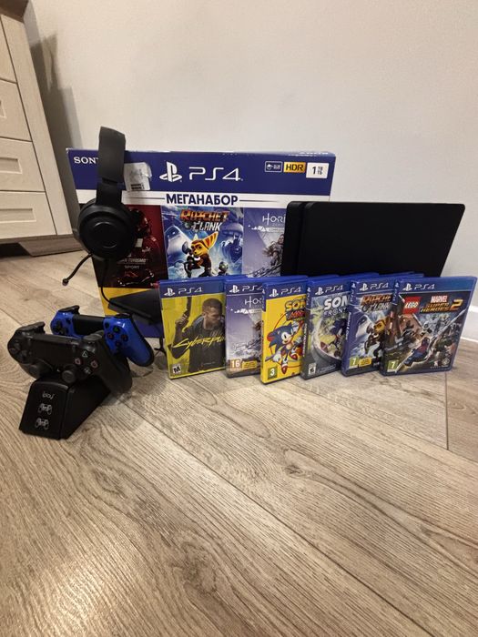 Приставка PS4 slim 1tb