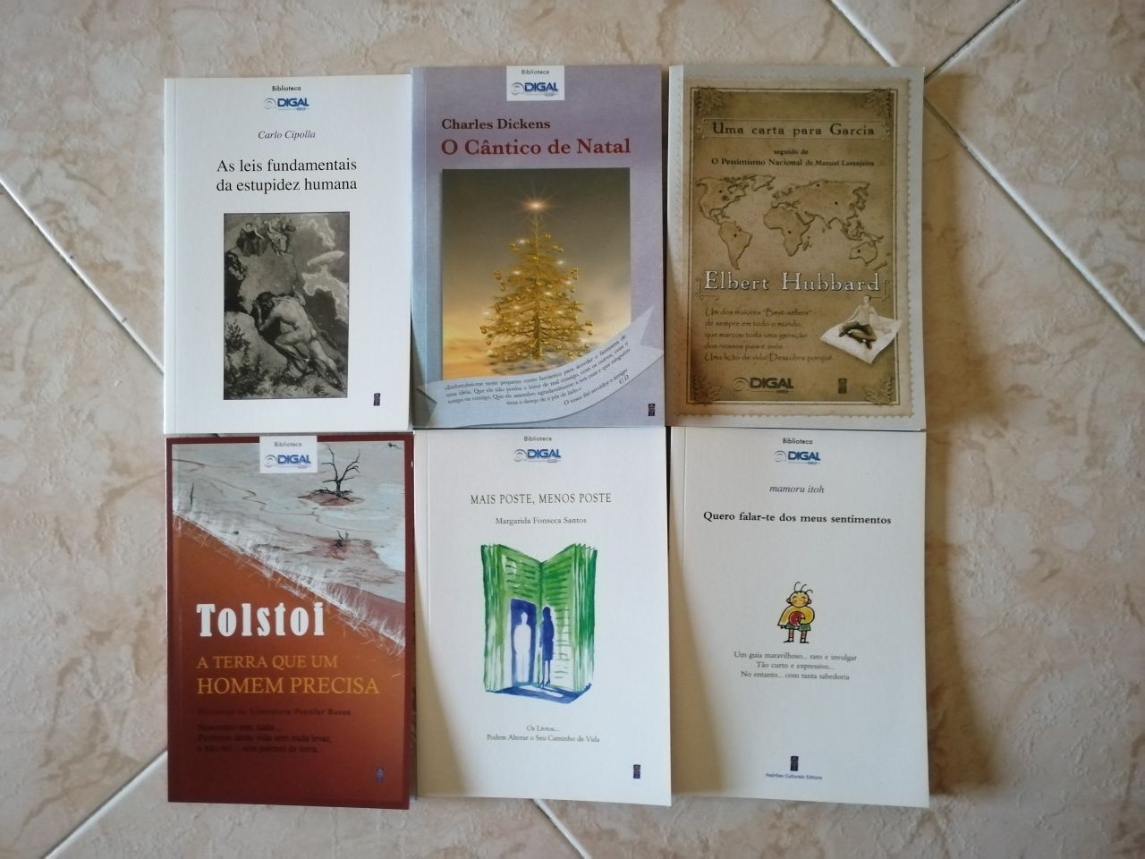 Livros Digal gás - temas variados (NOVOS)