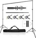 Kit Studio Fotográfico com suporte ajustável