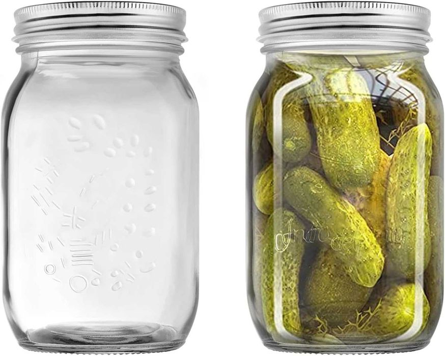 Słoik  1 l, szklane słoiki z pokrywkami, słoiki do przetworów.