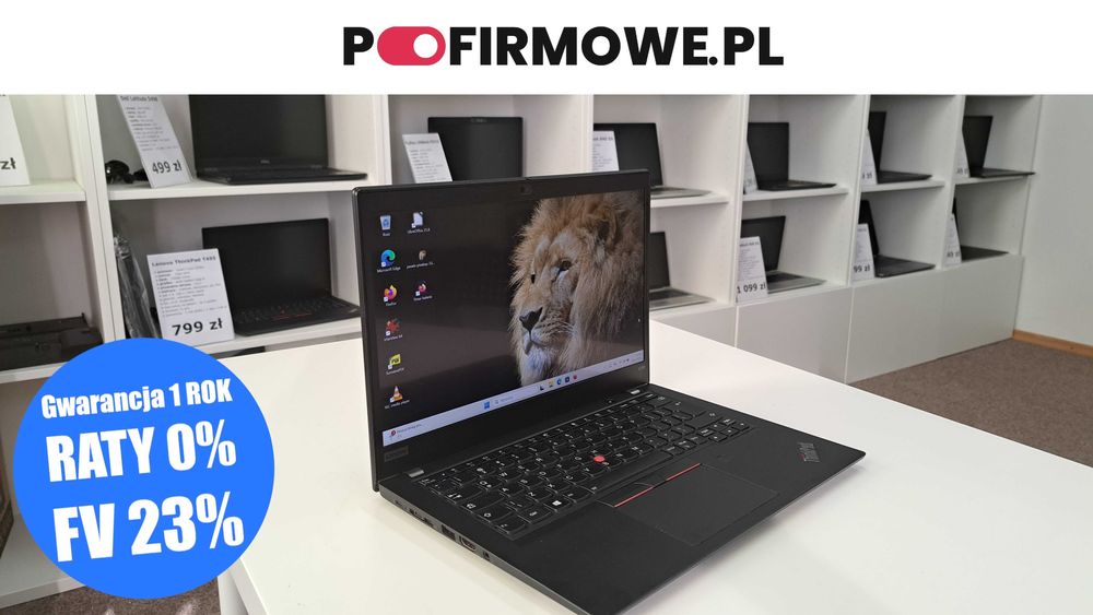Zgrabny Lenovo ThinkPad X390 13" i5-8gen 16GB 256SSD IPS FHD Klasa A