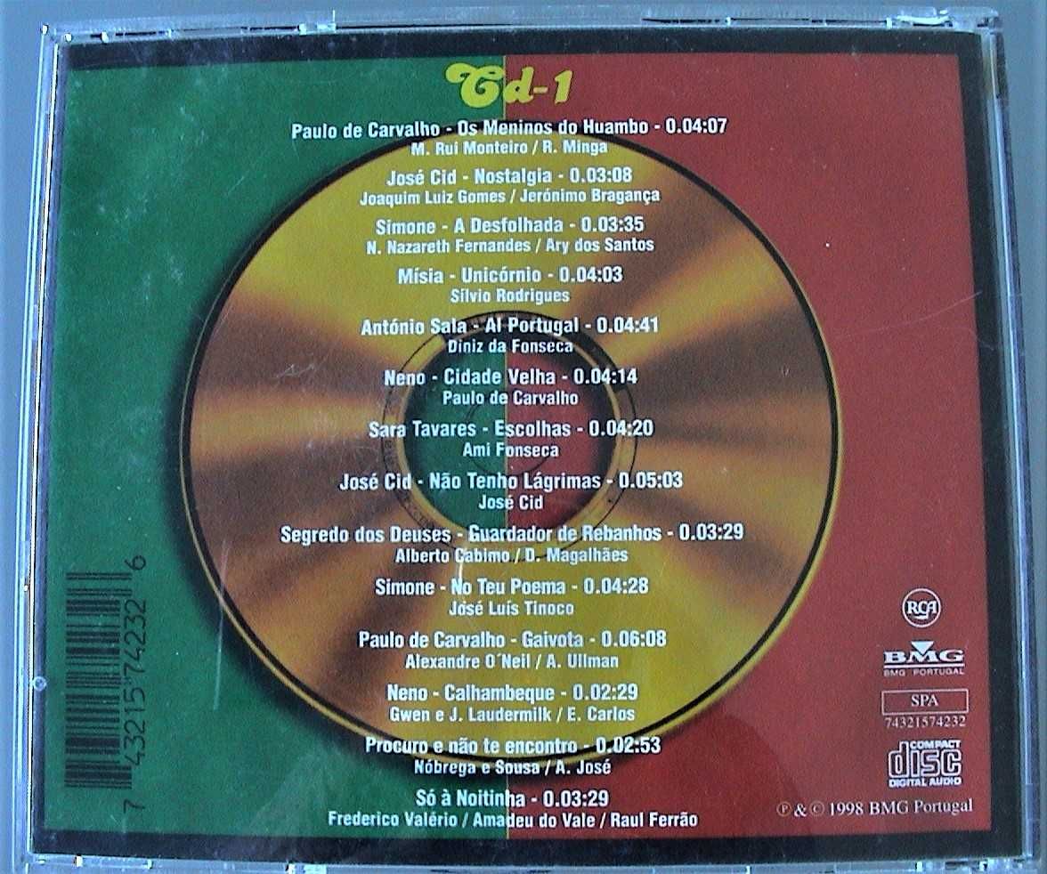 cds Música ligeira-Fado-Tunas - O Preço é de cada um dos 7 cds..