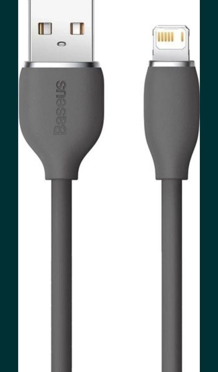 Кабель Baseus Jelly USB - iP Lightning 2.4A 120см