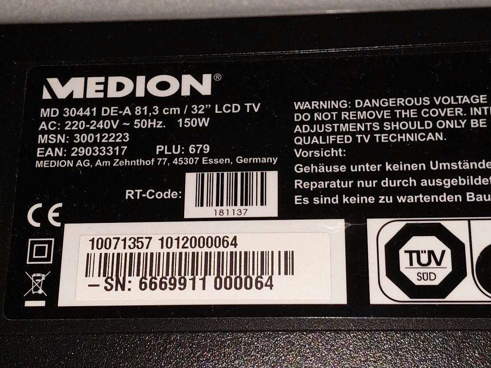 Telewizor LCD Medion 32 cale