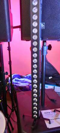 Listwa LED Bar belka na statywie 24x3W RGB Mix Kolor Strobo DMX Pilot