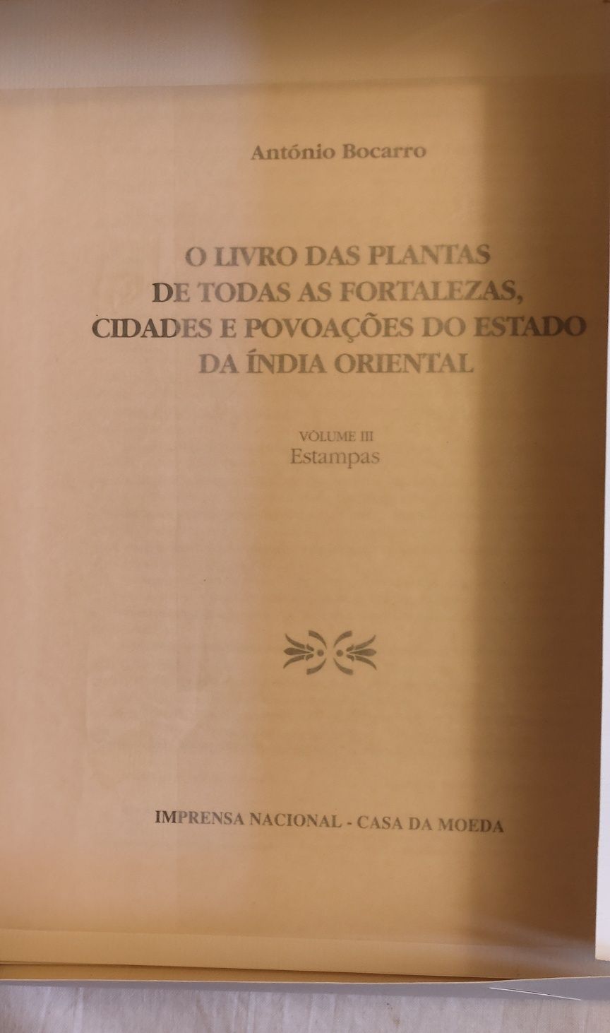 O livro das plantas de todas as fortalezas, cidades e povoações do Est
