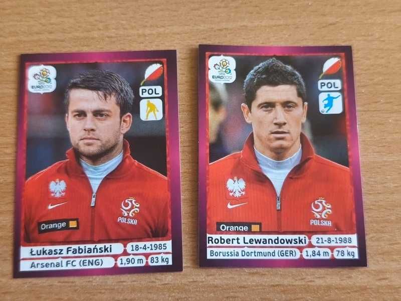 Naklejki Euro2012 Lewandowski Fabiański Polski Barcelona