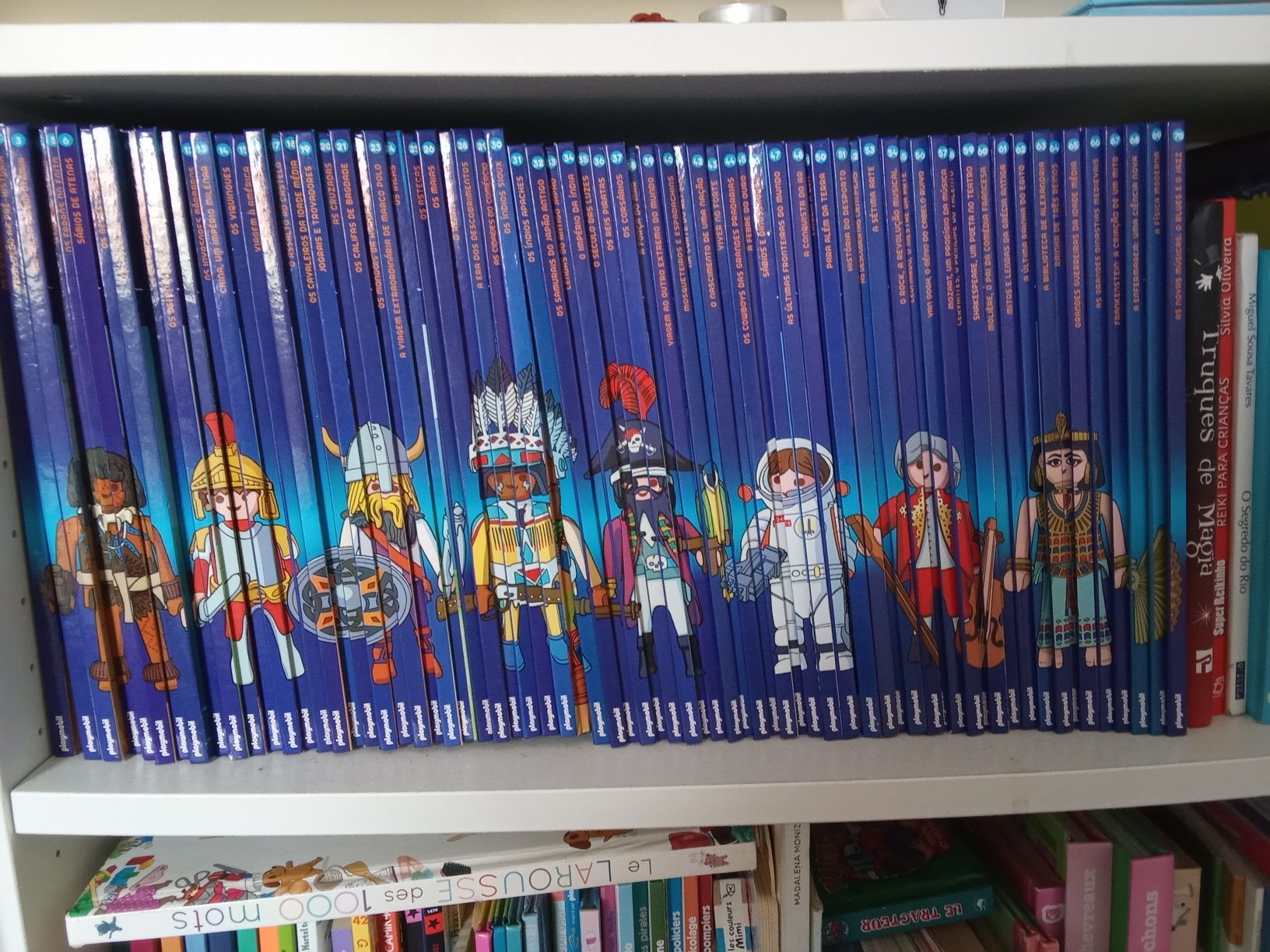 Coleção livros Playmobil história mundial