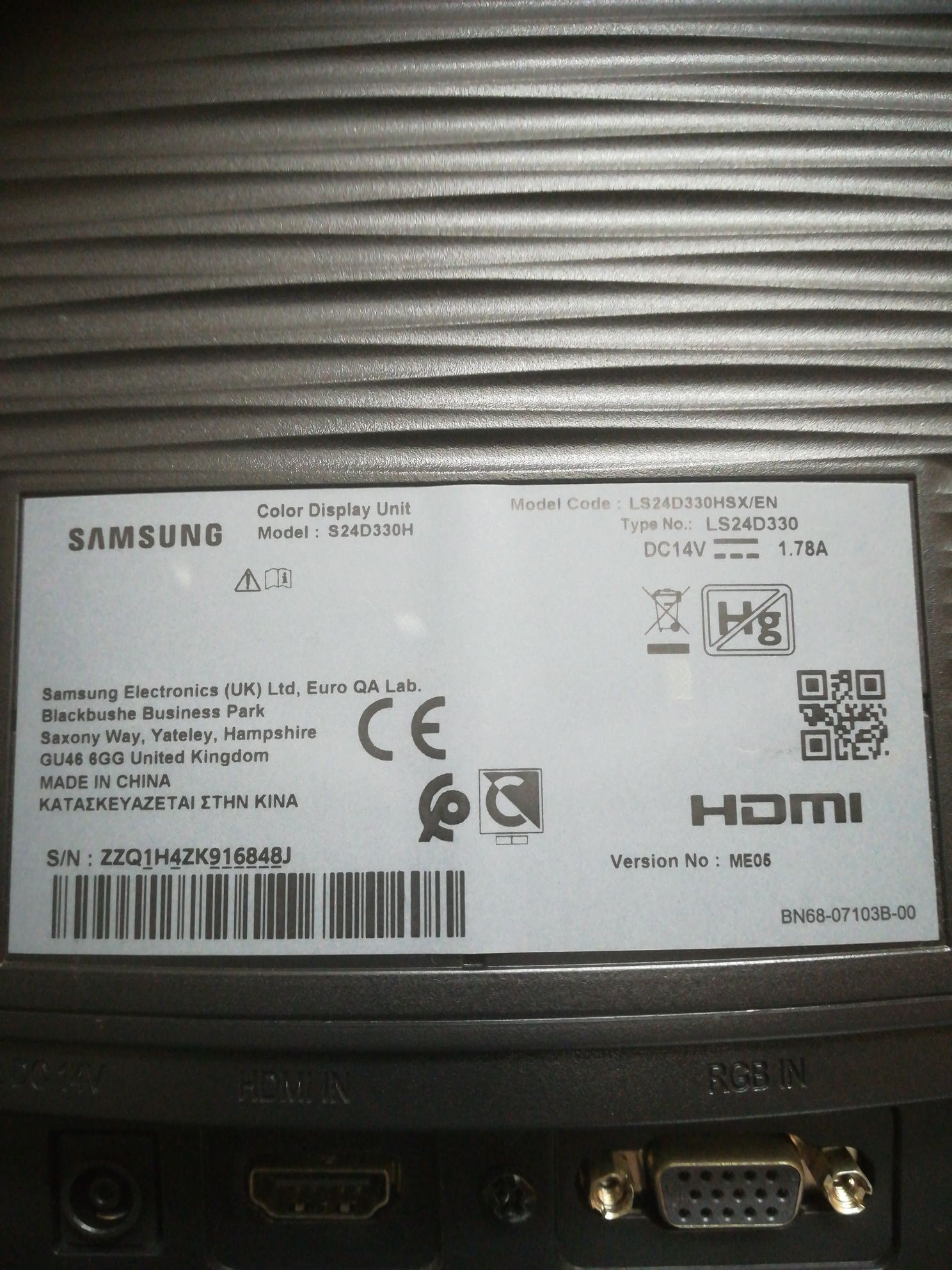 Monitor Samsung S24D300