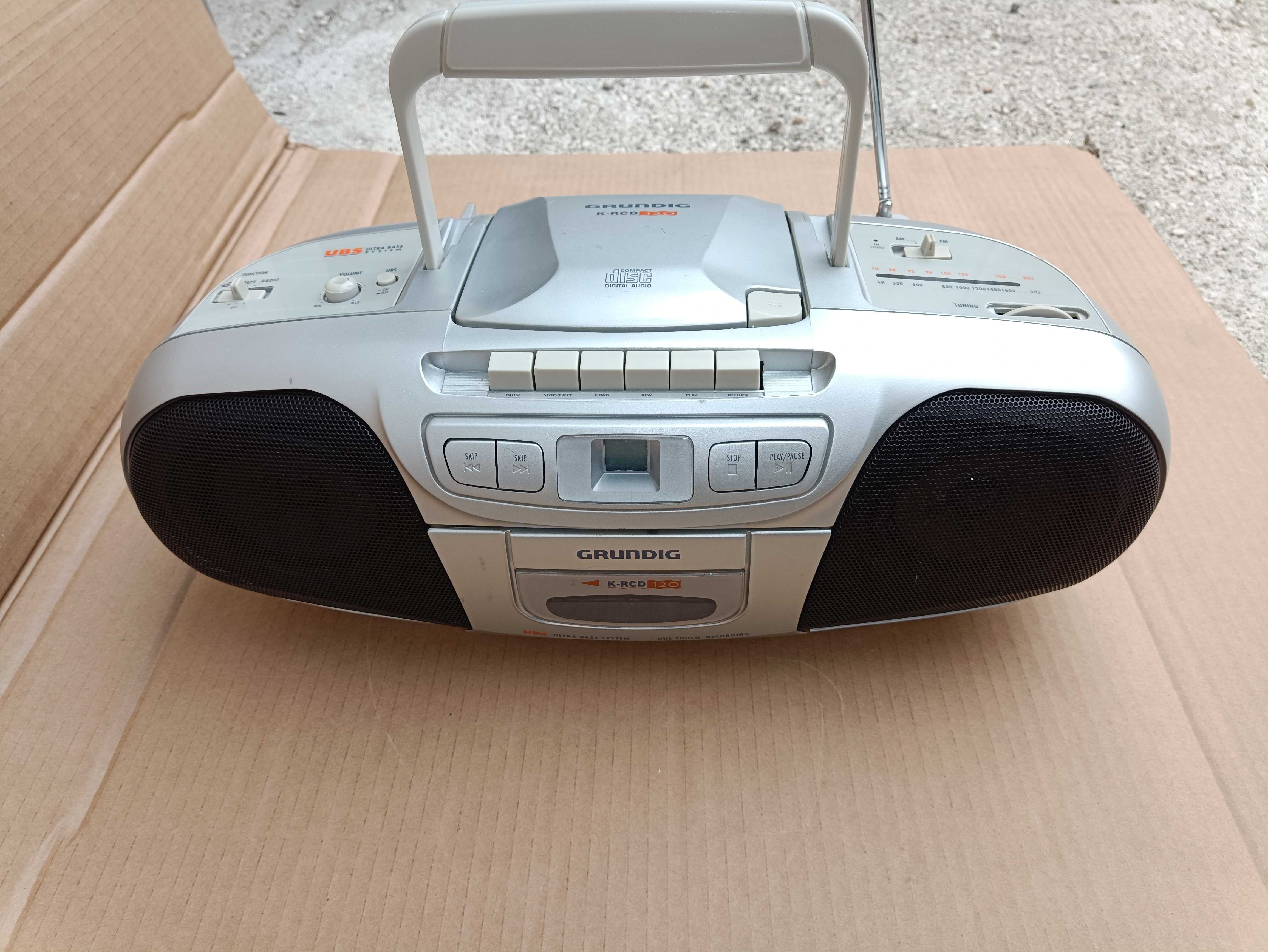 stary radiomagnetofon radioodtwarzacz GRUNDIG K-RCD 120