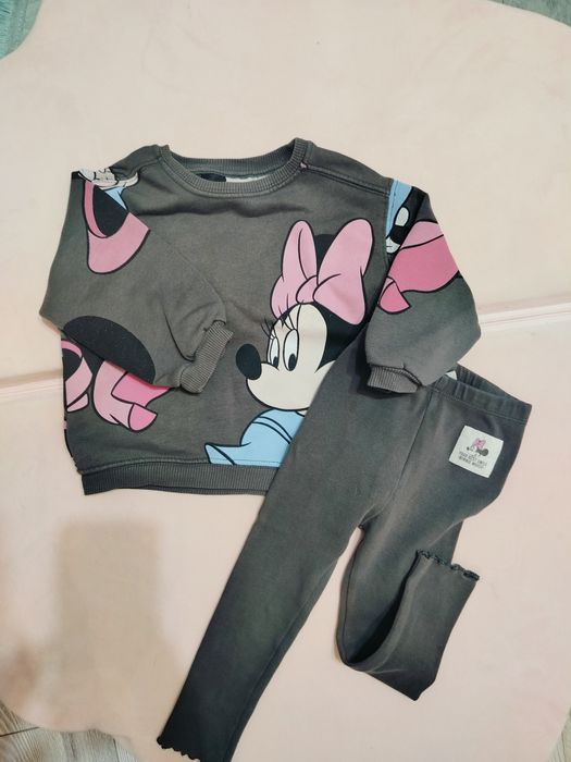 Dres Zara komplet dresowy legginsy  bluza