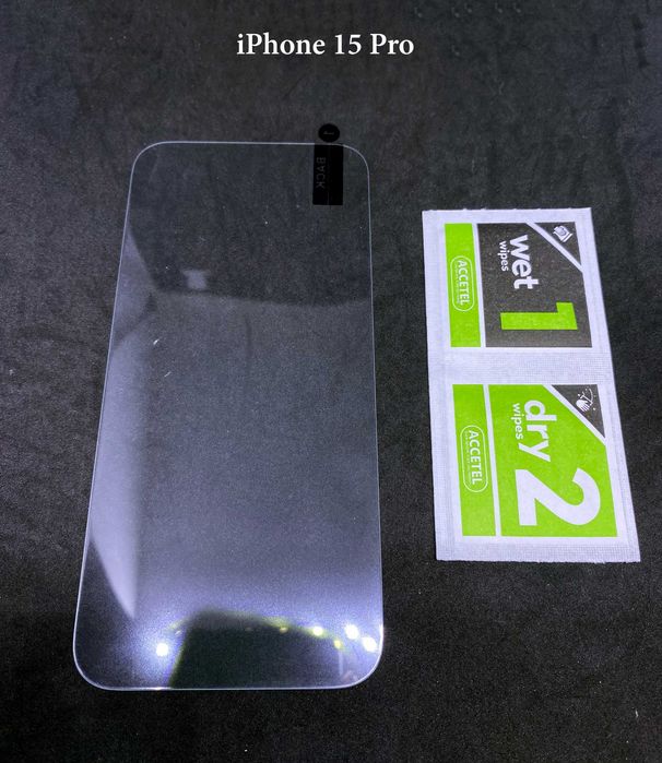 Película de vidro temperado para iPhone 15 /15 Plus/ 15 Pro/15 Pro Max