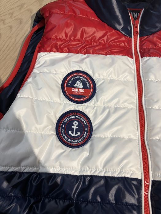 Sailing Machine Vest Morka 3 Color-kamizelka męska, M,