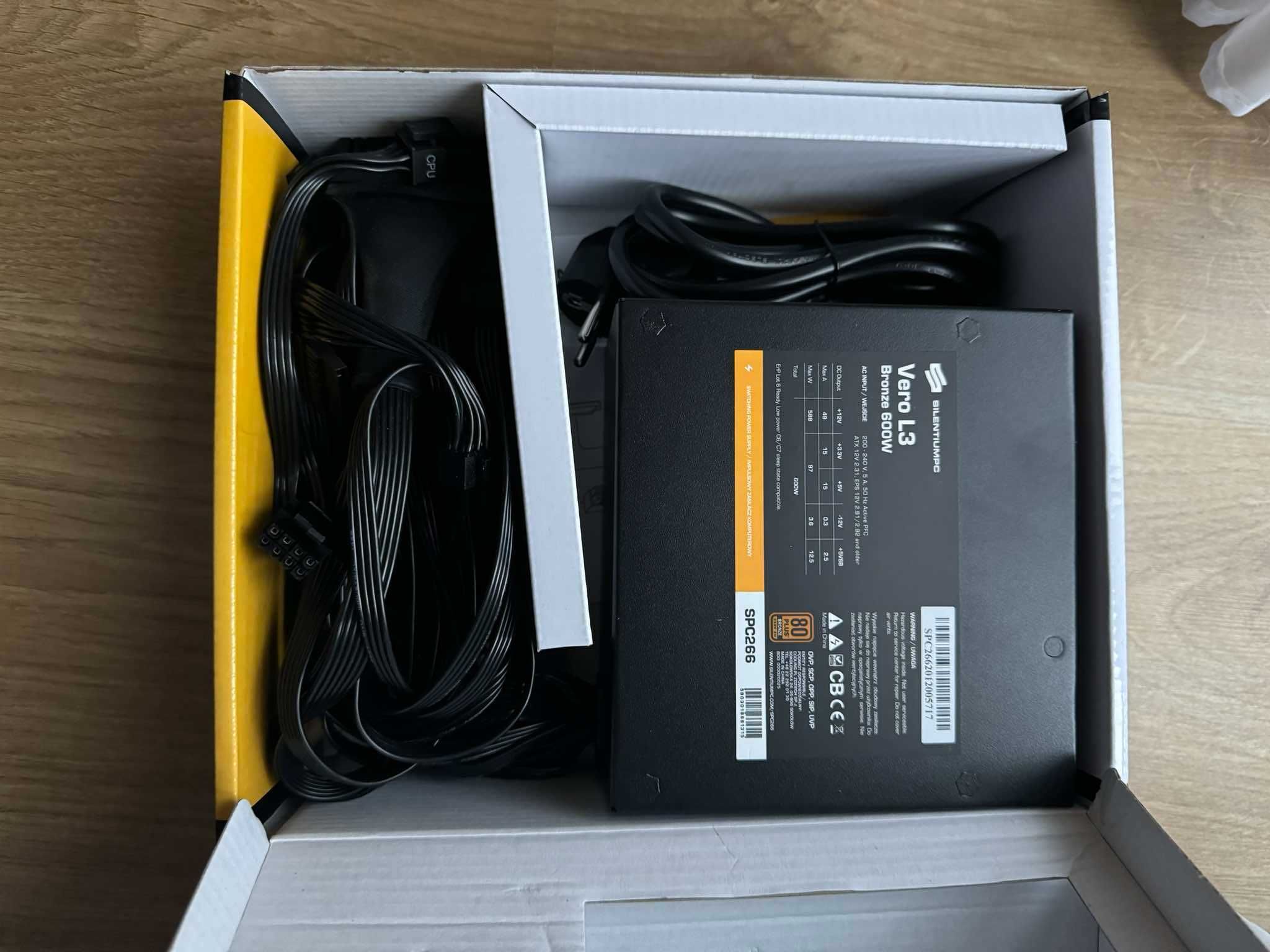 SilentiumPC Vero L3 600W 80 Plus Bronze (używany 3 miesiące)