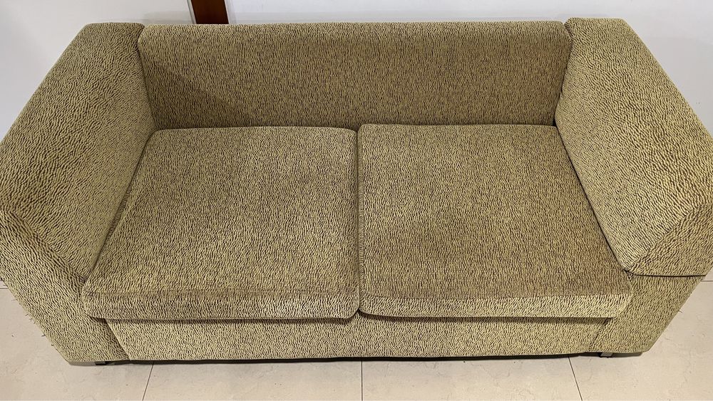 Sofá vintage linhas rectas 160x80
