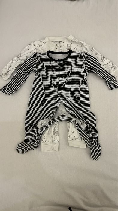 Piżamki pajace chłopiec 68 ciepłe h&m 5.10.15 i inne