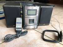 JVC UX-T100 mikro wieża, radio, aux, super głośniki, pilot