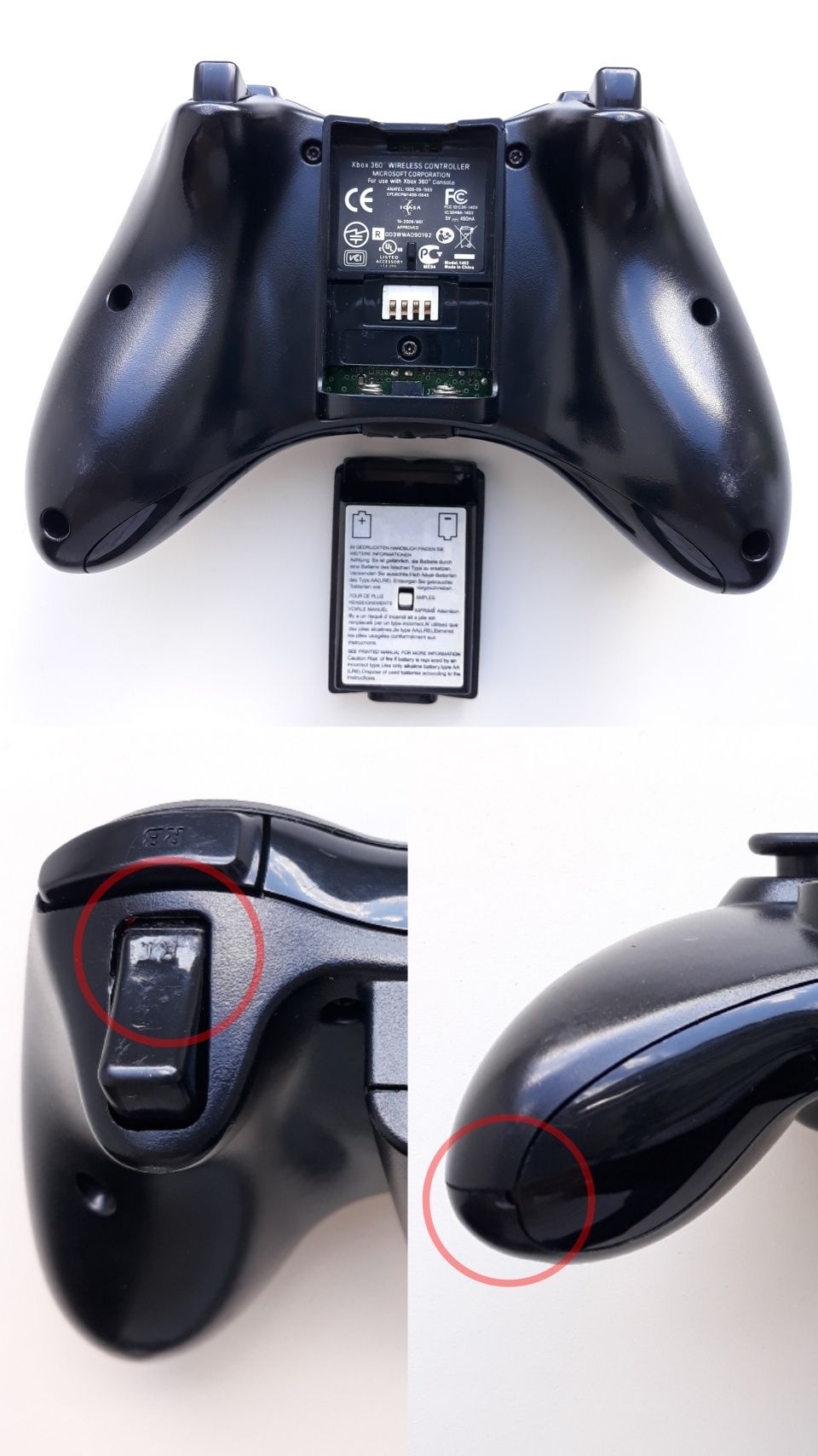 ⊡ ОРИГІНАЛ ⊡ MICROSOFT™ Xbox 360 Wireless Controller Black