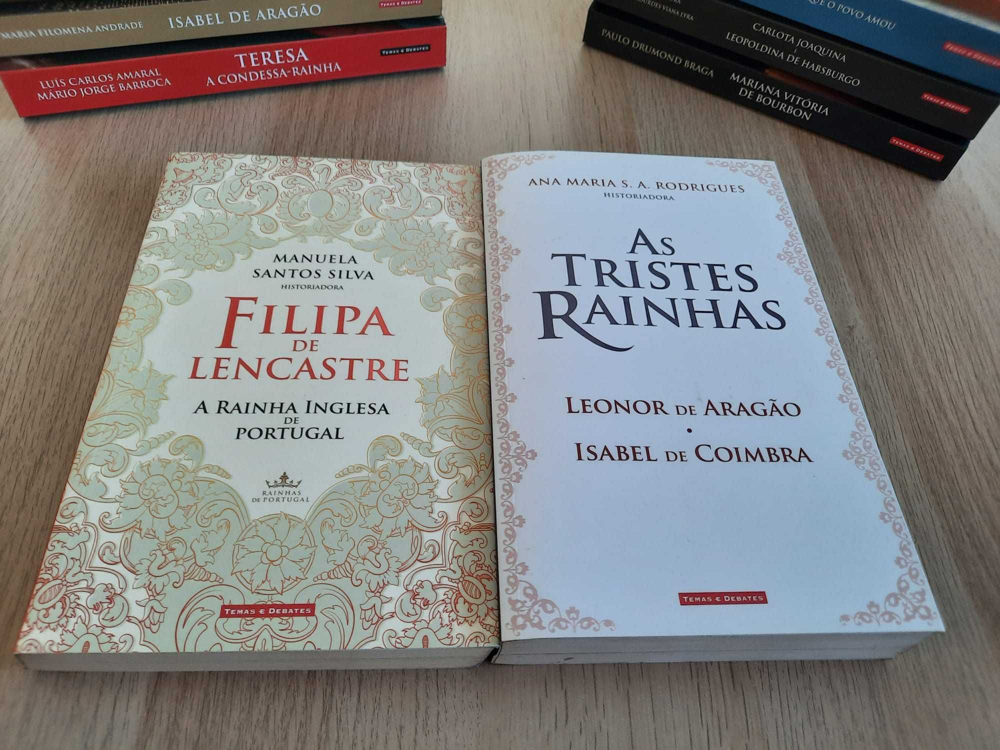 Livros Rainhas de Portugal (portes grátis)