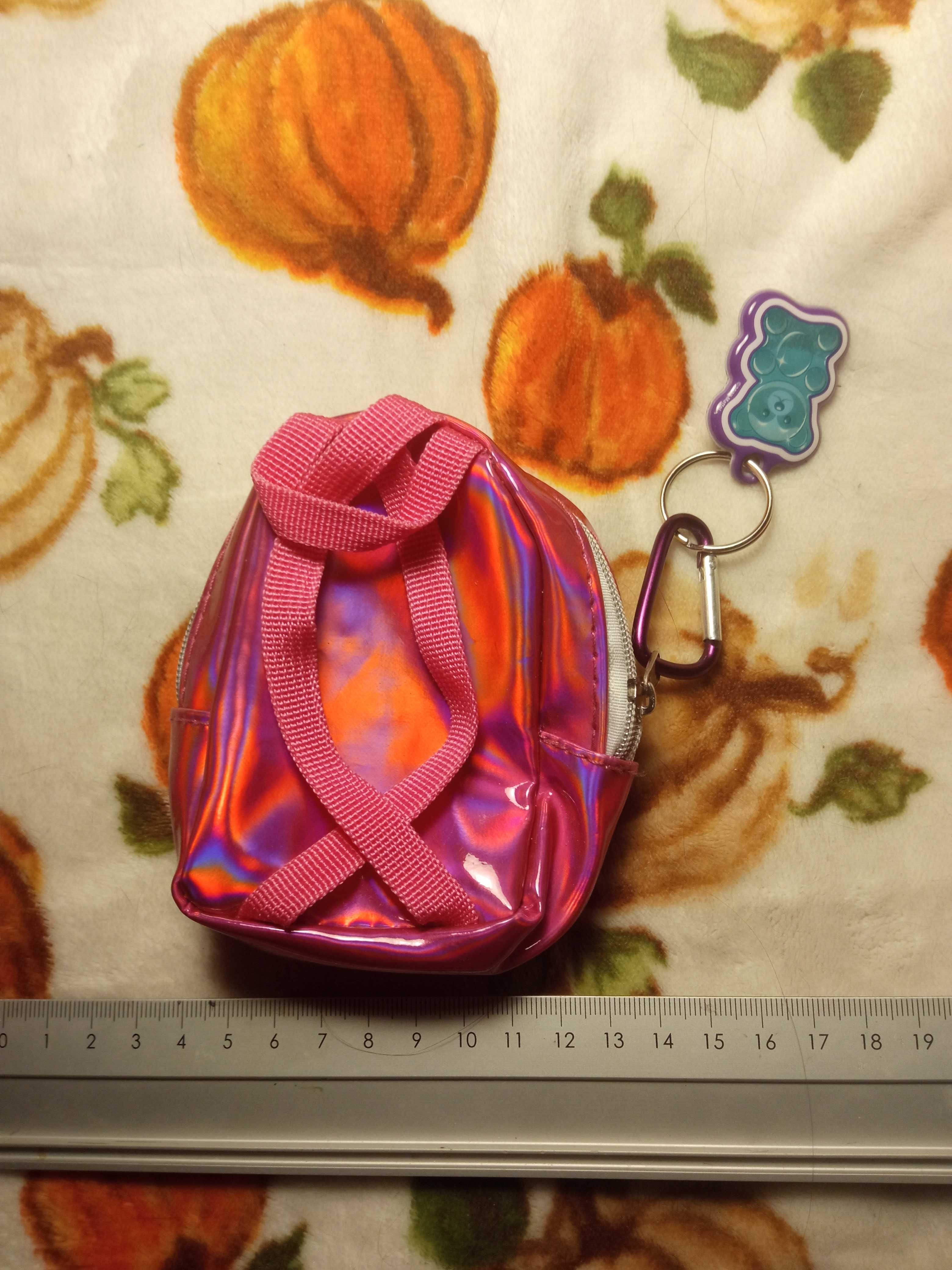Mini plecak brelok breloczek barbie różowy