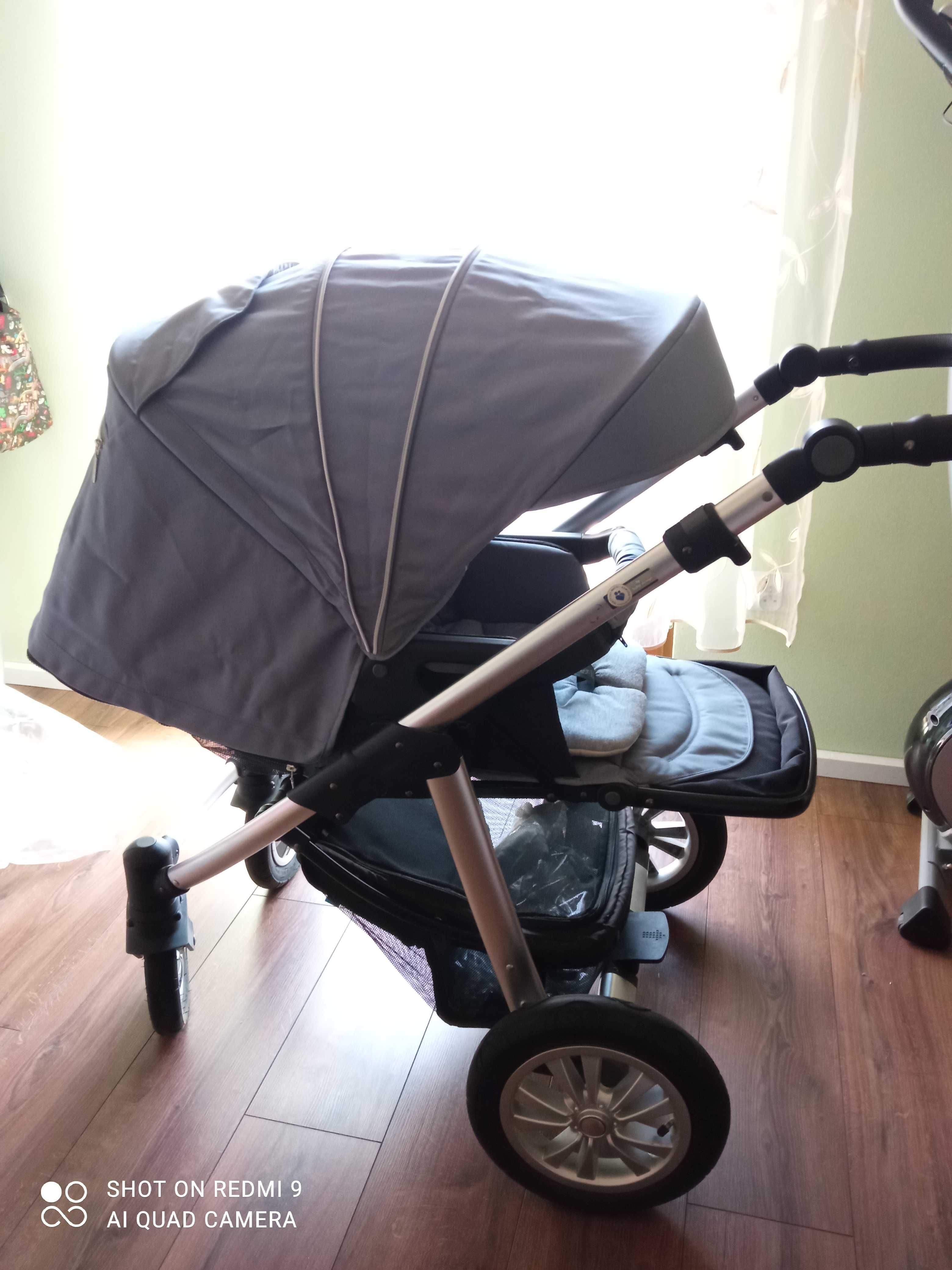 Wózek dziecięcy (3w1) Baby Design (gondola/spacerówka/nosidełko)