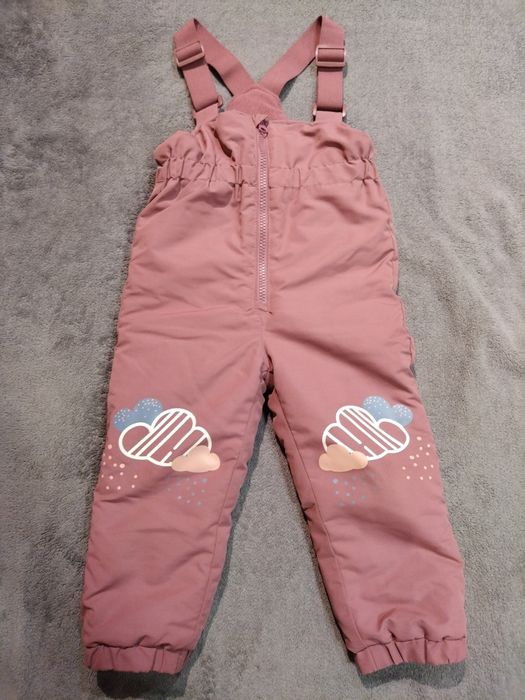 Kombinezon spodnie ocieplane 92