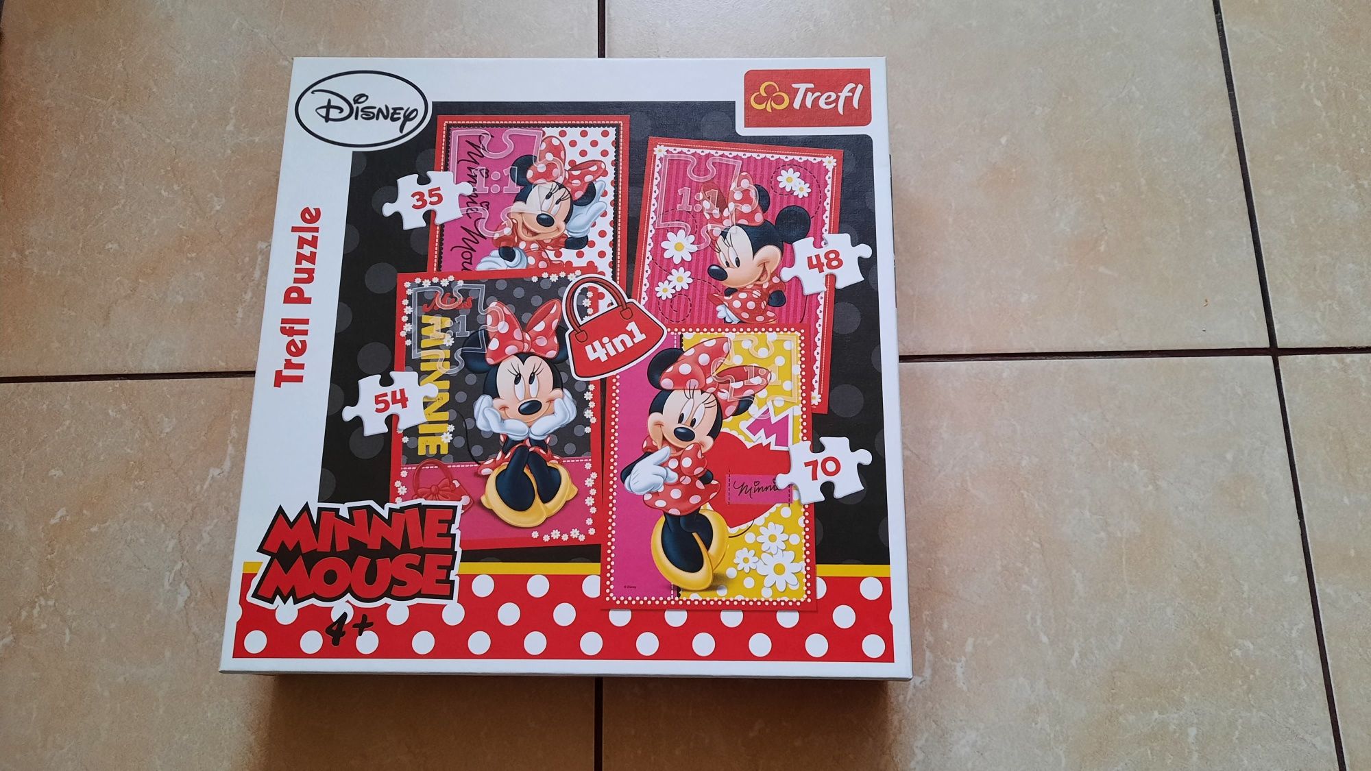 Zestaw puzzli 10 sztuk kraina lodu frozen my Little Pony minnie Mouse