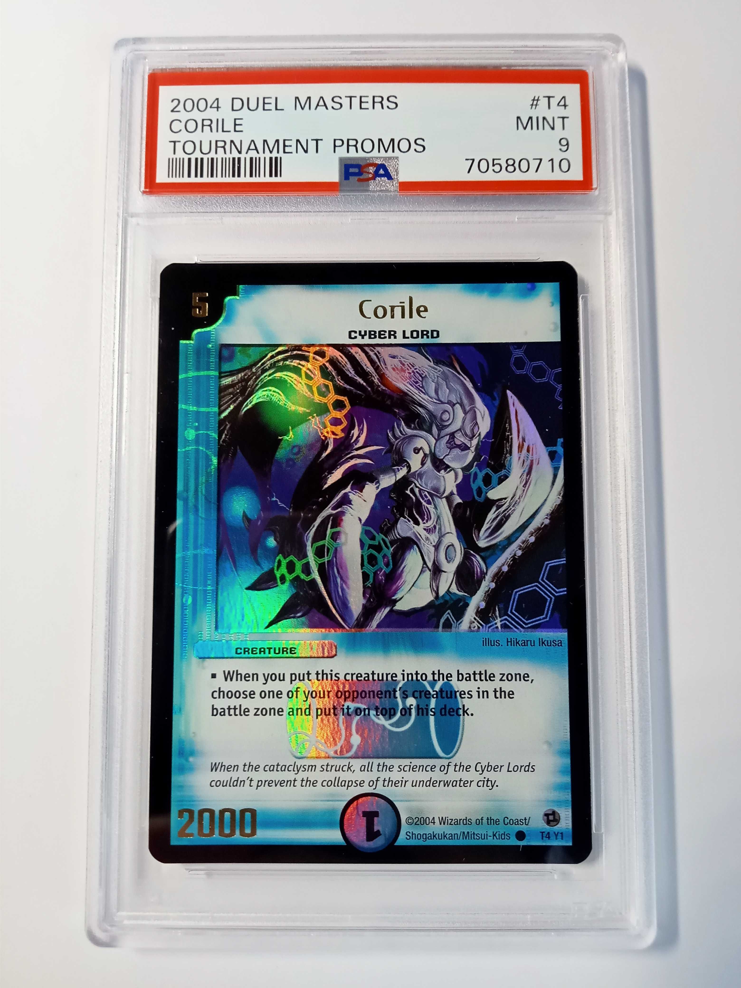 Duel Masters, Corile Promo PSA 9 graded