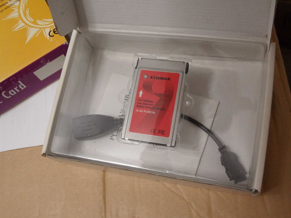 Placas PCMCIA DTV Targa & Fast Ethernet Adaptor 10/100 Mbps