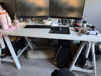 Biurko stół IKEA na kozłach
