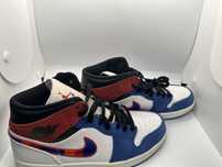 Air Jordan Retro 1 Mid Multicolor Swoosh