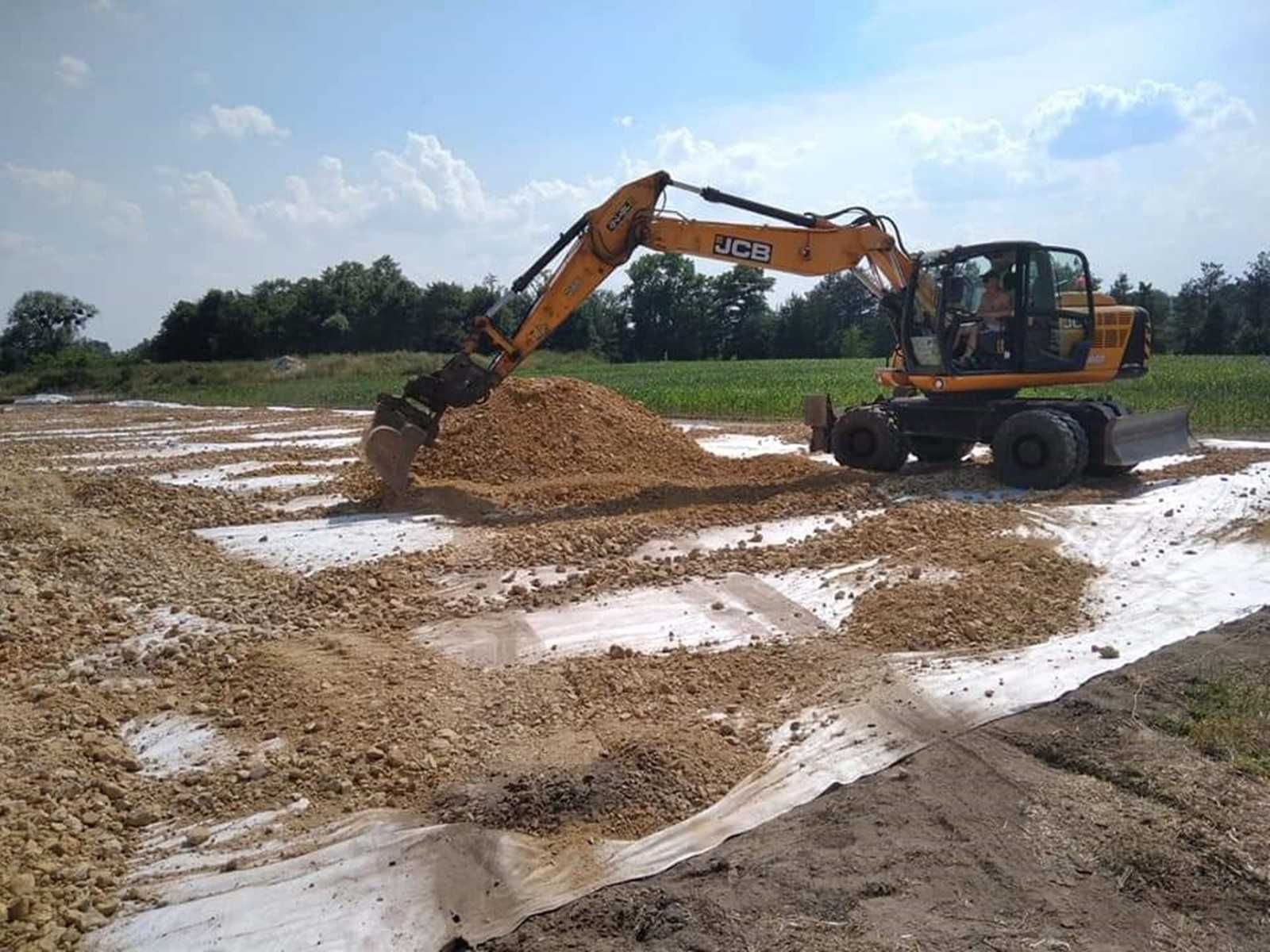 NAJSILNIEJSZA Geowłóknina drogowa do 6m 400g  24h POLIPROPYLEN